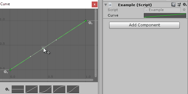 Animation curve inspector